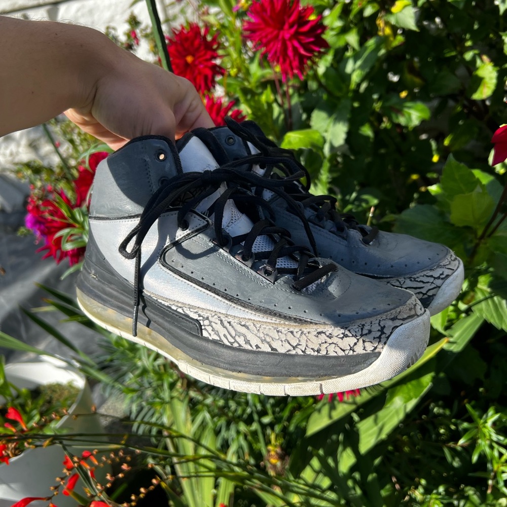 AIR JORDAN 2.0 “MAX AIR” SE GREY/BLACK ELEPHANT~PRINT